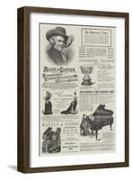 Page of Advertisements-null-Framed Giclee Print