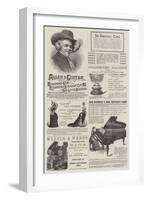 Page of Advertisements-null-Framed Giclee Print