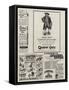 Page of Advertisements-null-Framed Stretched Canvas