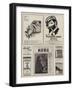 Page of Advertisements-null-Framed Giclee Print