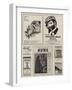 Page of Advertisements-null-Framed Giclee Print