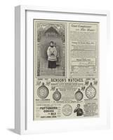 Page of Advertisements-null-Framed Giclee Print