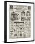 Page of Advertisements-null-Framed Giclee Print