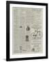 Page of Advertisements-null-Framed Giclee Print