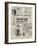 Page of Advertisements-null-Framed Giclee Print