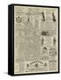 Page of Advertisements-null-Framed Stretched Canvas