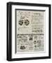 Page of Advertisements-null-Framed Giclee Print