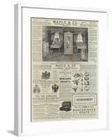 Page of Advertisements-null-Framed Giclee Print