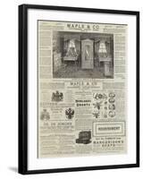 Page of Advertisements-null-Framed Giclee Print