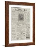 Page of Advertisements-null-Framed Giclee Print