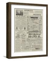 Page of Advertisements-null-Framed Giclee Print