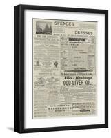 Page of Advertisements-null-Framed Giclee Print