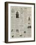 Page of Advertisements-null-Framed Giclee Print