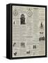 Page of Advertisements-null-Framed Stretched Canvas