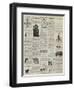 Page of Advertisements-null-Framed Giclee Print