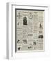 Page of Advertisements-null-Framed Giclee Print