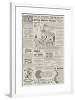 Page of Advertisements-null-Framed Giclee Print