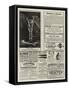 Page of Advertisements-null-Framed Stretched Canvas