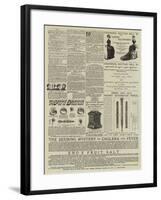 Page of Advertisements-null-Framed Giclee Print