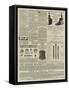 Page of Advertisements-null-Framed Stretched Canvas