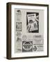 Page of Advertisements-null-Framed Giclee Print