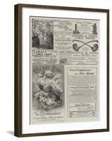 Page of Advertisements-null-Framed Giclee Print