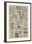 Page of Advertisements-null-Framed Giclee Print