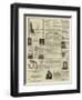 Page of Advertisements-null-Framed Giclee Print