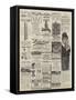 Page of Advertisements-null-Framed Stretched Canvas