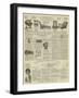 Page of Advertisements-null-Framed Giclee Print