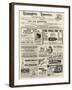 Page of Advertisements-null-Framed Giclee Print