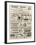 Page of Advertisements-null-Framed Giclee Print