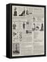 Page of Advertisements-null-Framed Stretched Canvas