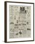 Page of Advertisements-null-Framed Giclee Print