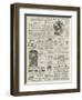 Page of Advertisements-null-Framed Giclee Print