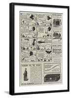 Page of Advertisements-null-Framed Giclee Print