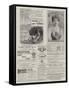 Page of Advertisements-null-Framed Stretched Canvas