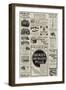 Page of Advertisements-null-Framed Giclee Print