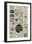 Page of Advertisements-null-Framed Giclee Print