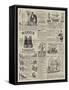 Page of Advertisements-null-Framed Stretched Canvas