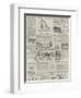 Page of Advertisements-null-Framed Giclee Print