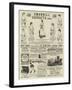 Page of Advertisements-null-Framed Giclee Print