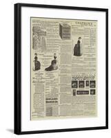 Page of Advertisements-null-Framed Giclee Print