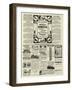 Page of Advertisements-null-Framed Giclee Print