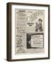 Page of Advertisements-null-Framed Giclee Print