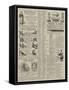 Page of Advertisements-null-Framed Stretched Canvas