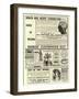 Page of Advertisements-null-Framed Giclee Print