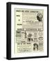 Page of Advertisements-null-Framed Giclee Print