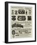 Page of Advertisements-null-Framed Giclee Print