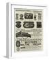 Page of Advertisements-null-Framed Giclee Print